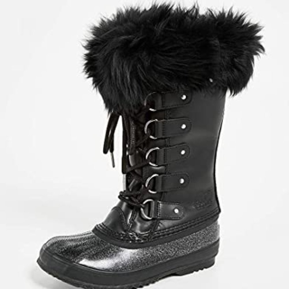 Sorel Women's Joan of Arctic Luxe Boots, Black - Size 9